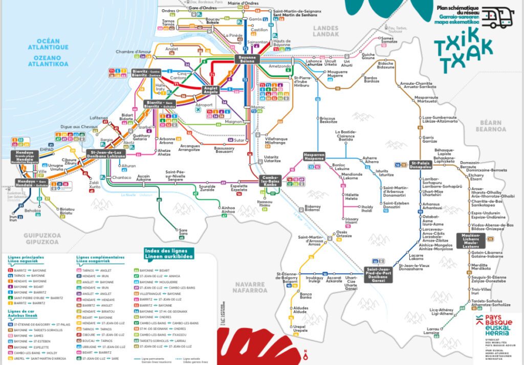 bayonne bus traffic map